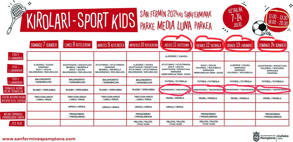 KIROLARI-SPORT KIDS 2024